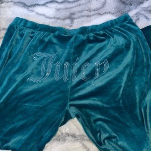 Juicy couture Teal joggers Size Large